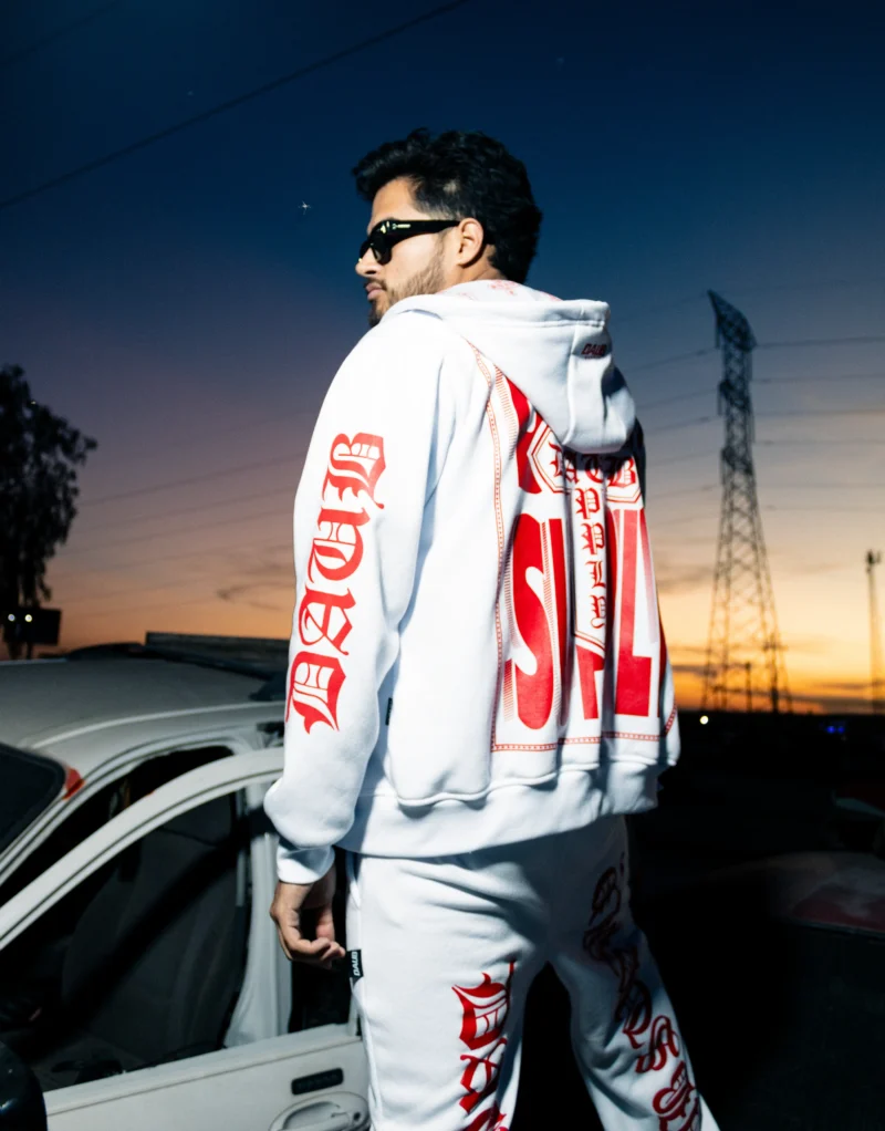 Cult Zip Hoodie White