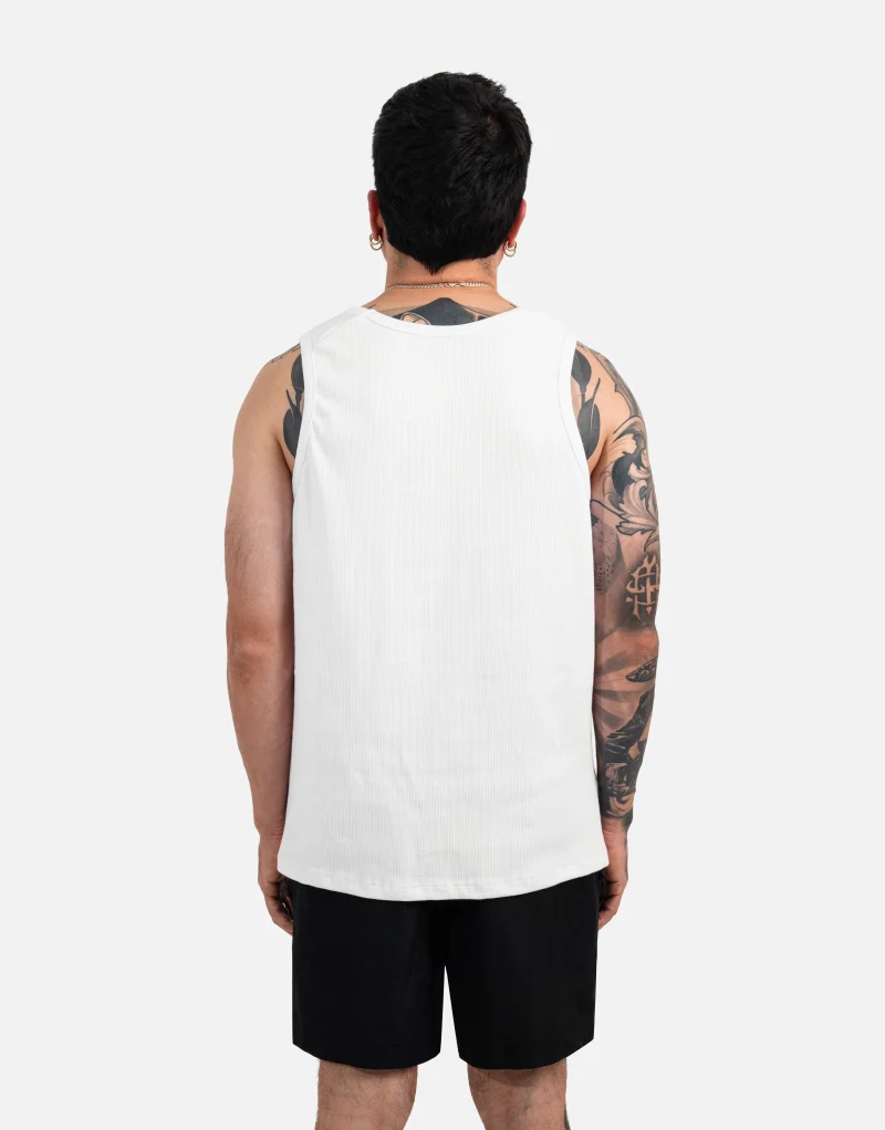 Emblem Tank White