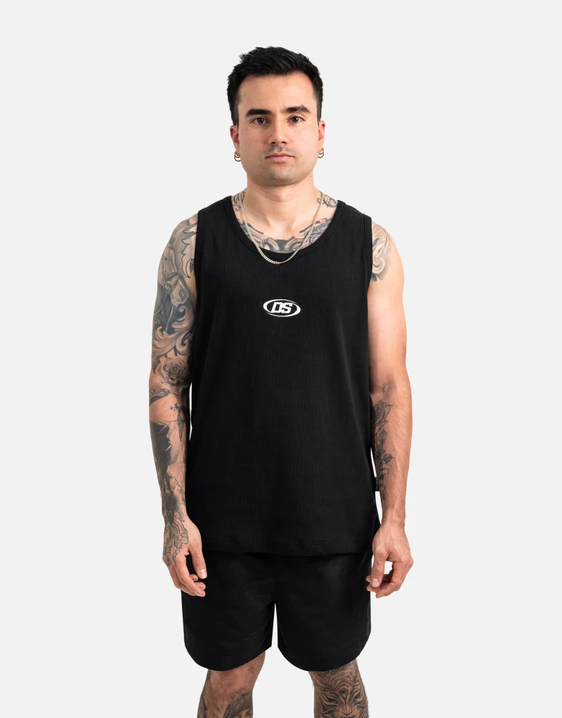 Emblem Tank Black