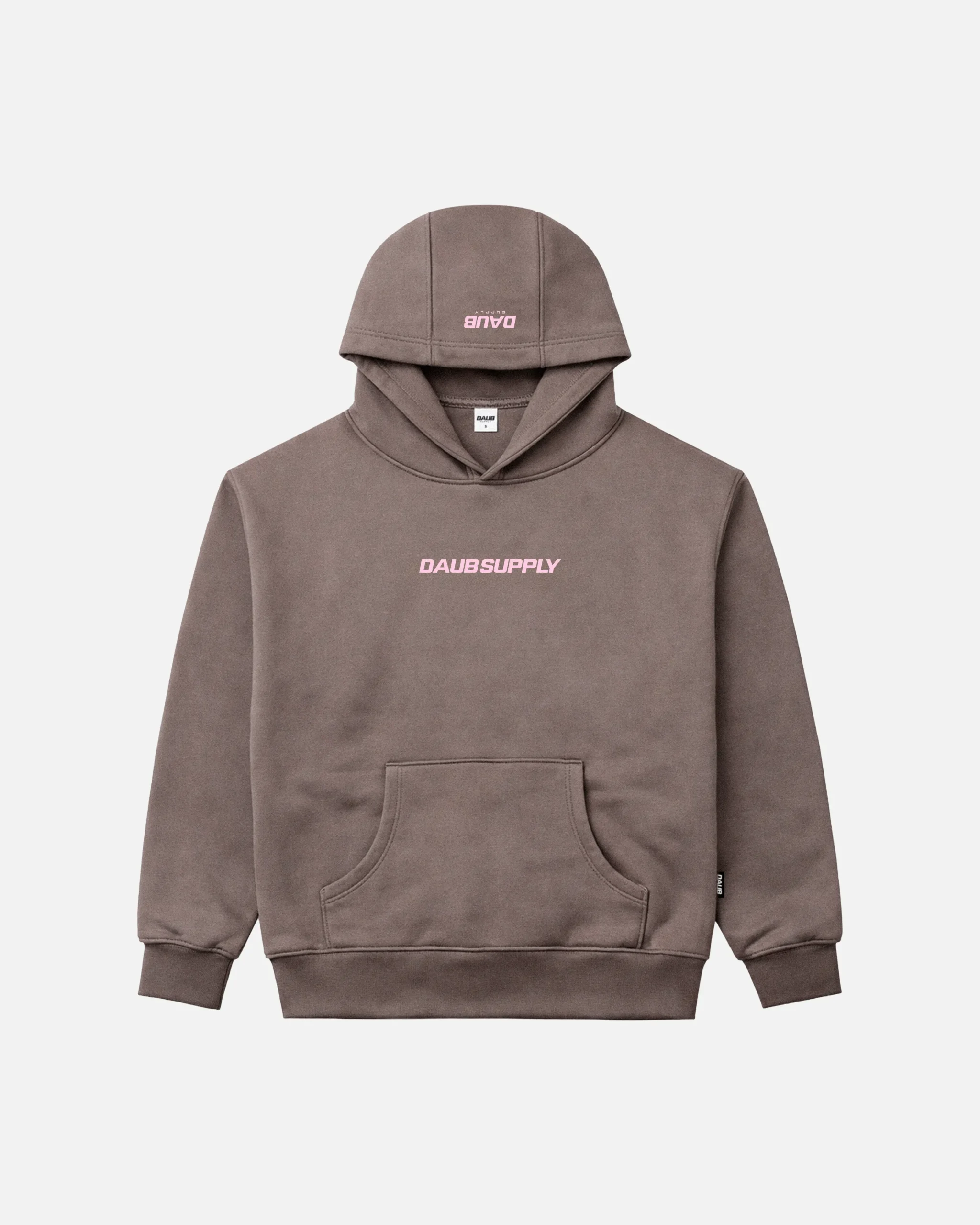 Dual Mark Hoodie Taupe